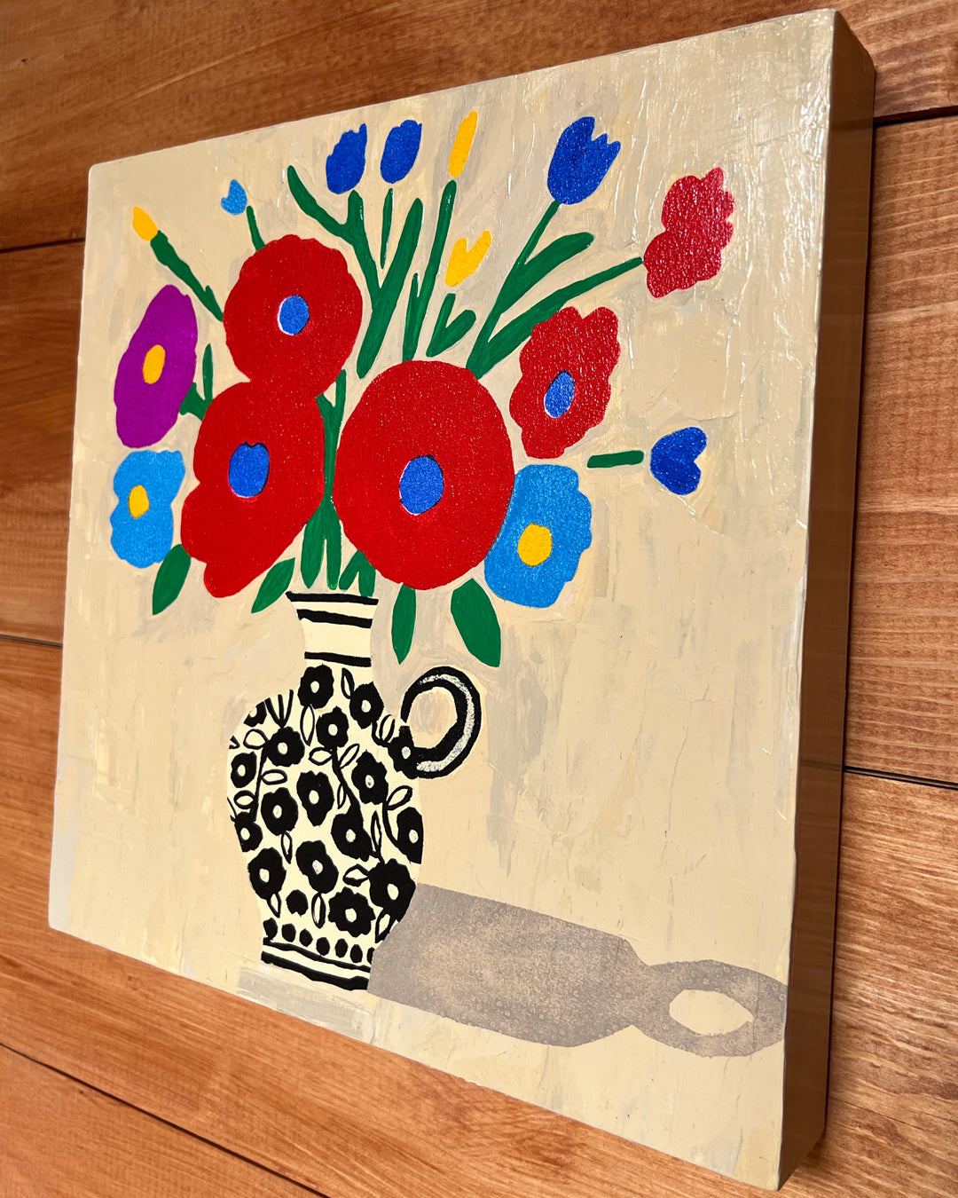 Red Blossoms Still Life