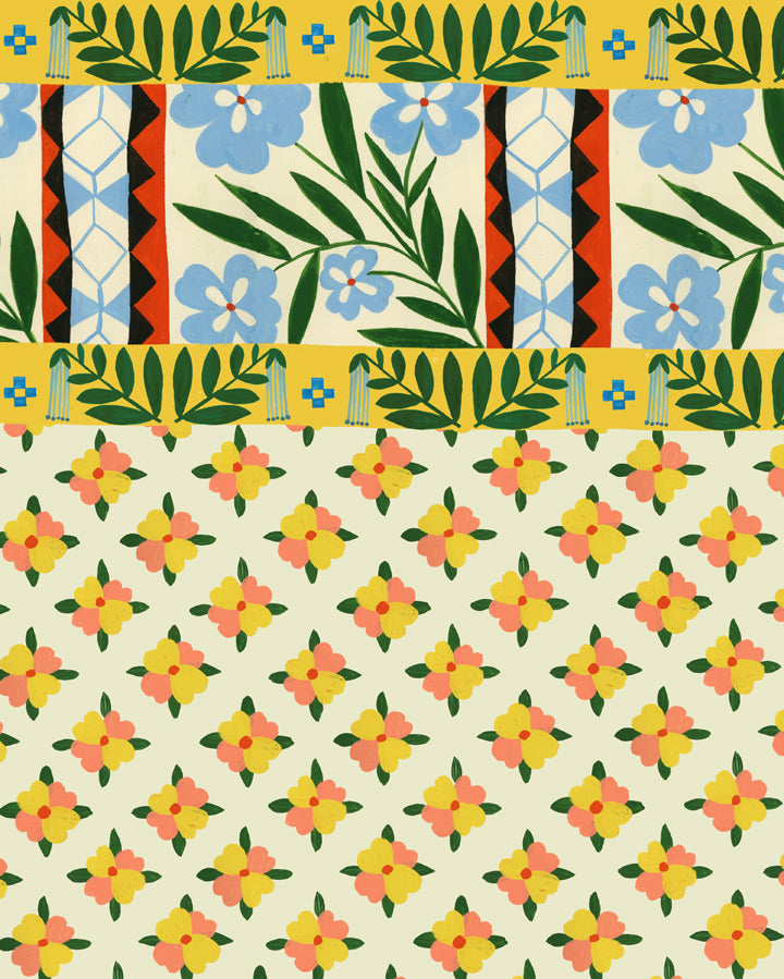 Folk Flower Pattern