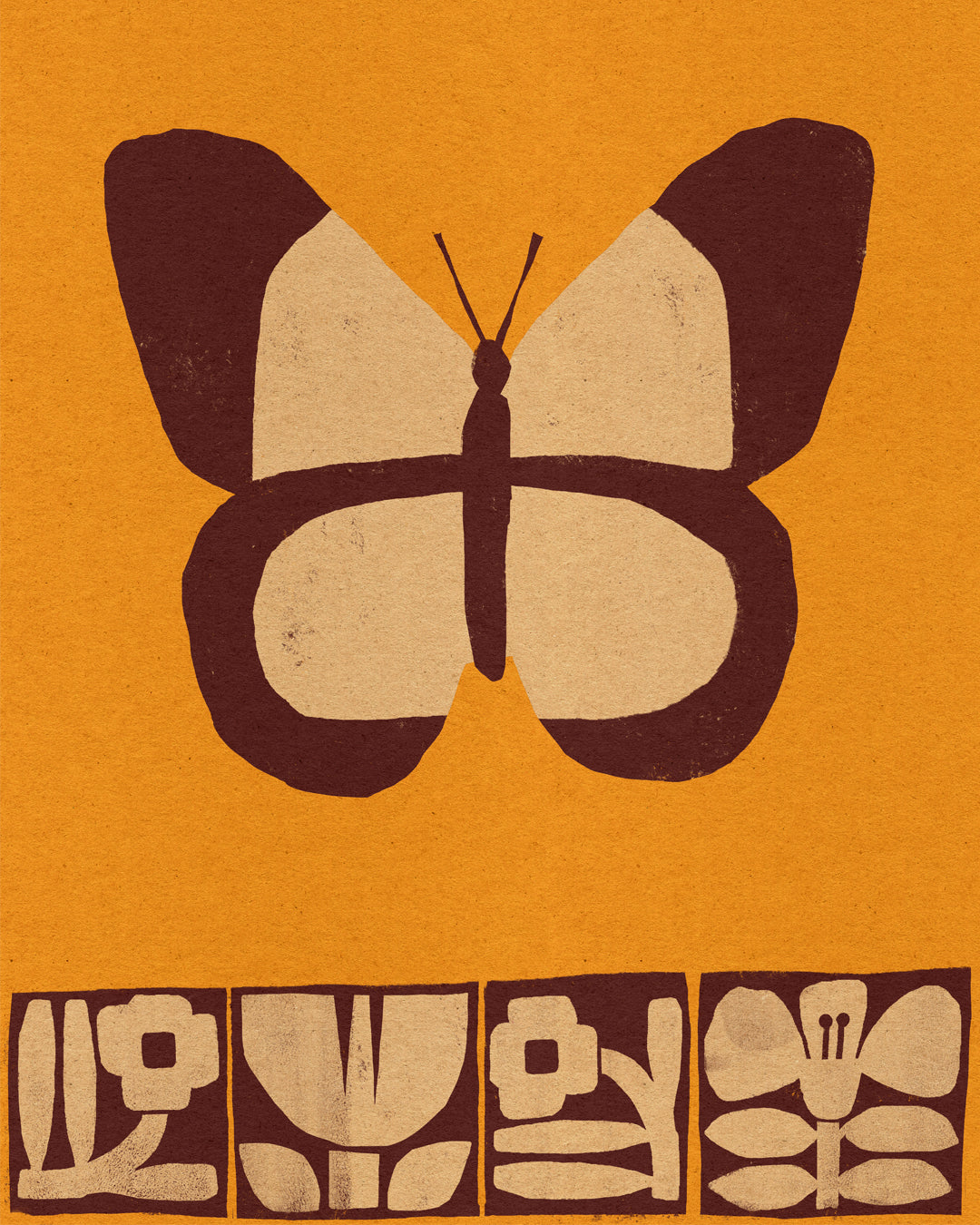 Butterfly & Blooms