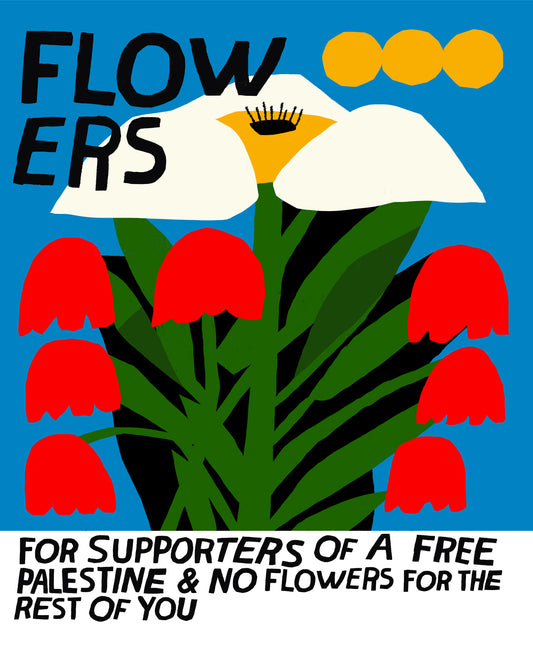 Flowers For Palestine Print