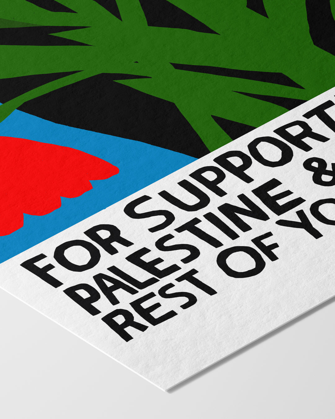 Flowers For Palestine Print
