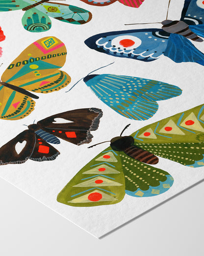 Moths Print