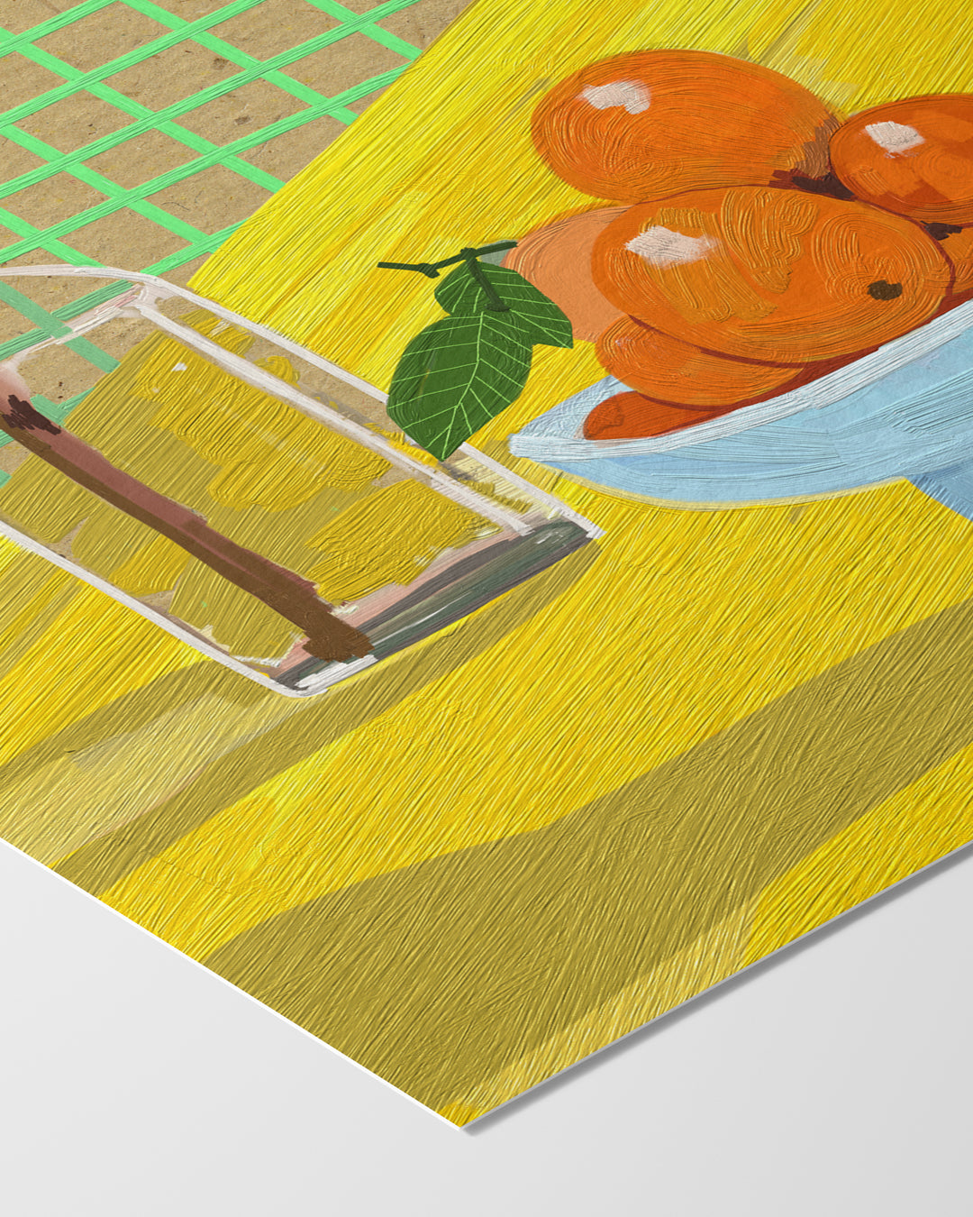 Protea & Oranges Print