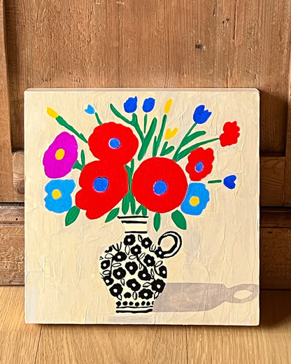 Red Blossoms Still Life