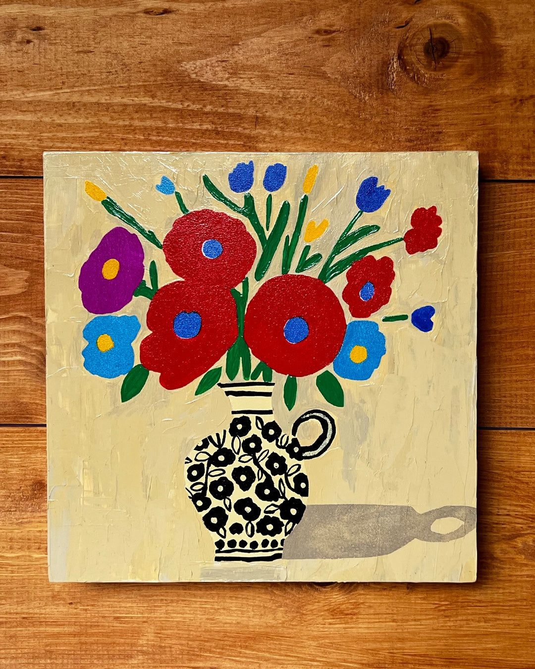 Red Blossoms Still Life