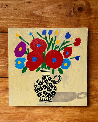 Red Blossoms Still Life