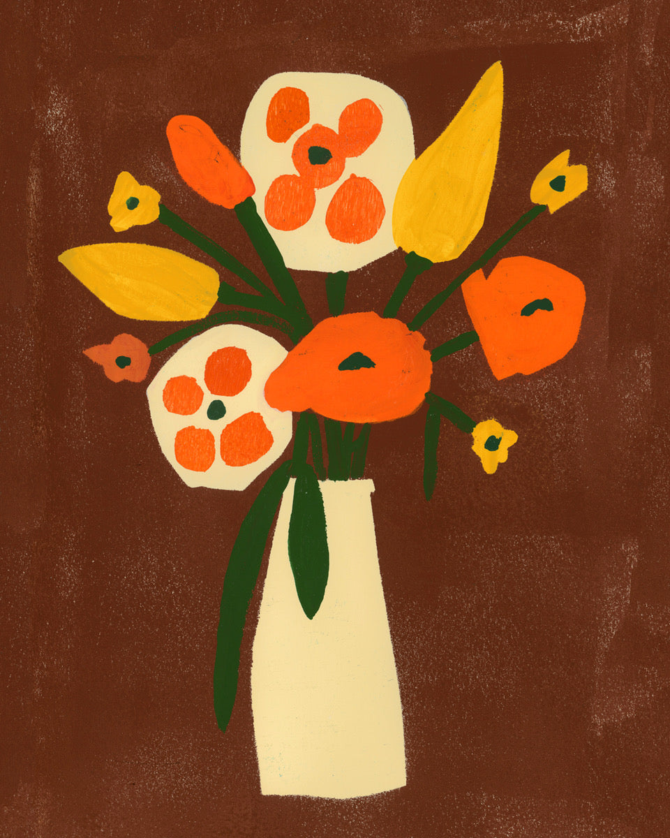 Still Life with Orange Flowers