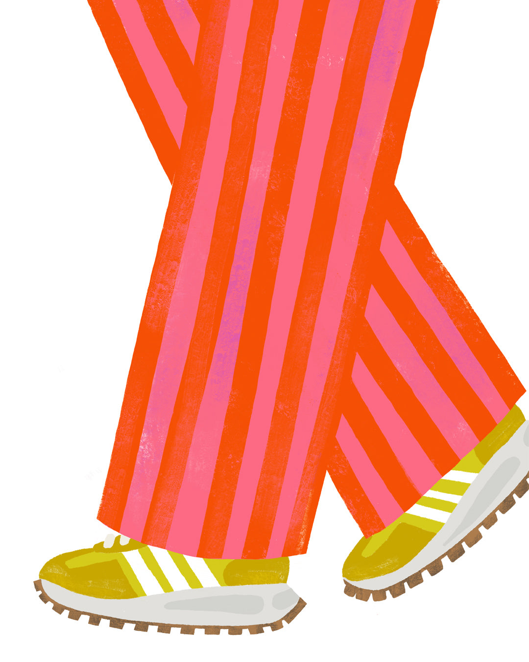 Striped Pants Print