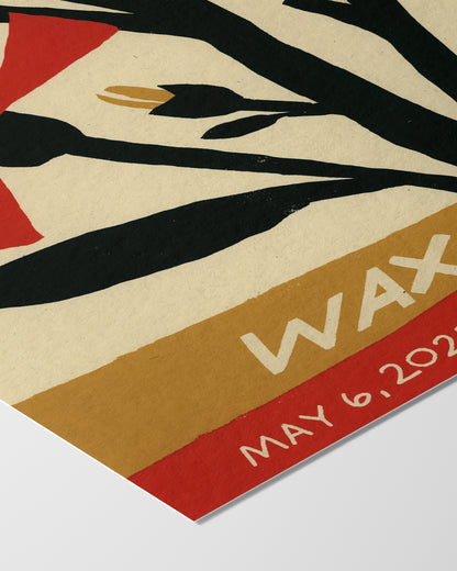 Wilco + Waxahatchee Concert Poster – San Antonio, May 6, 2025