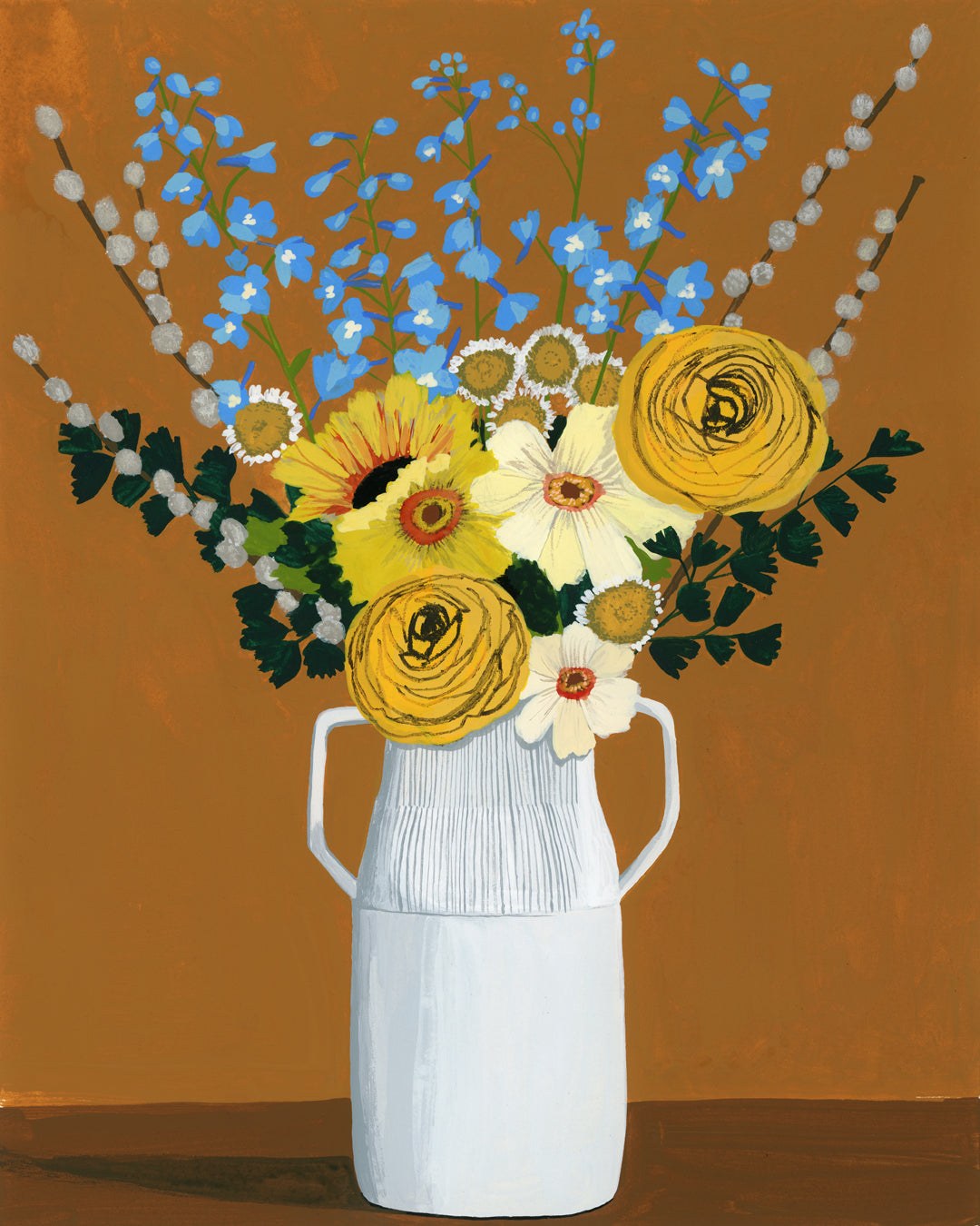 Warmth Of Summer Flower Boutique Print