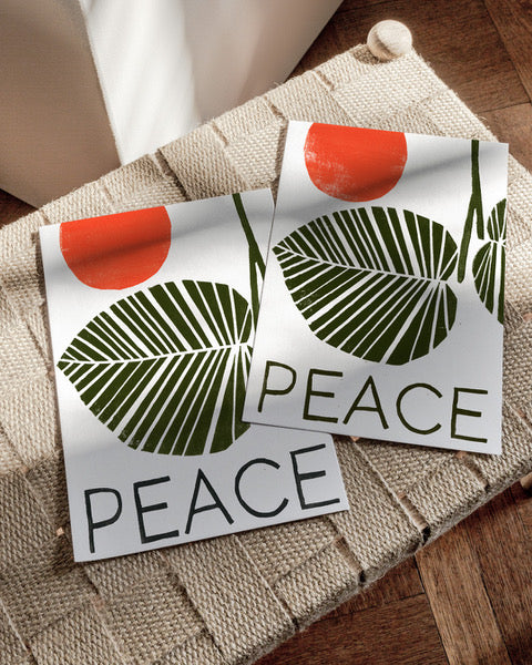 Peace Linocut