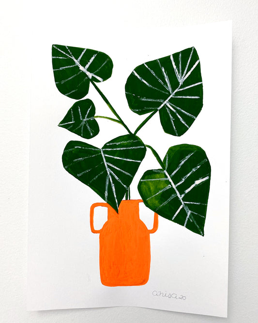 Orange Vase