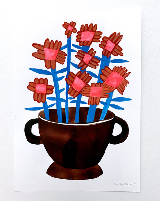 Spike Flower In Pot