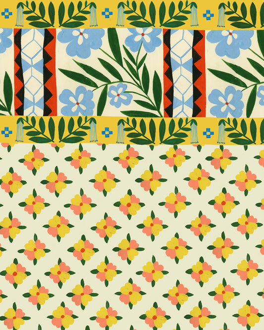 Folk Flower Pattern